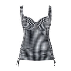 Panache Gingham Iris Balcony Tankini