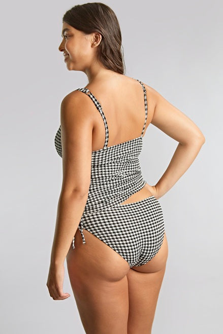 Panache Gingham Iris Balcony Tankini