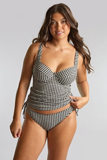 Panache Gingham Iris Balcony Tankini