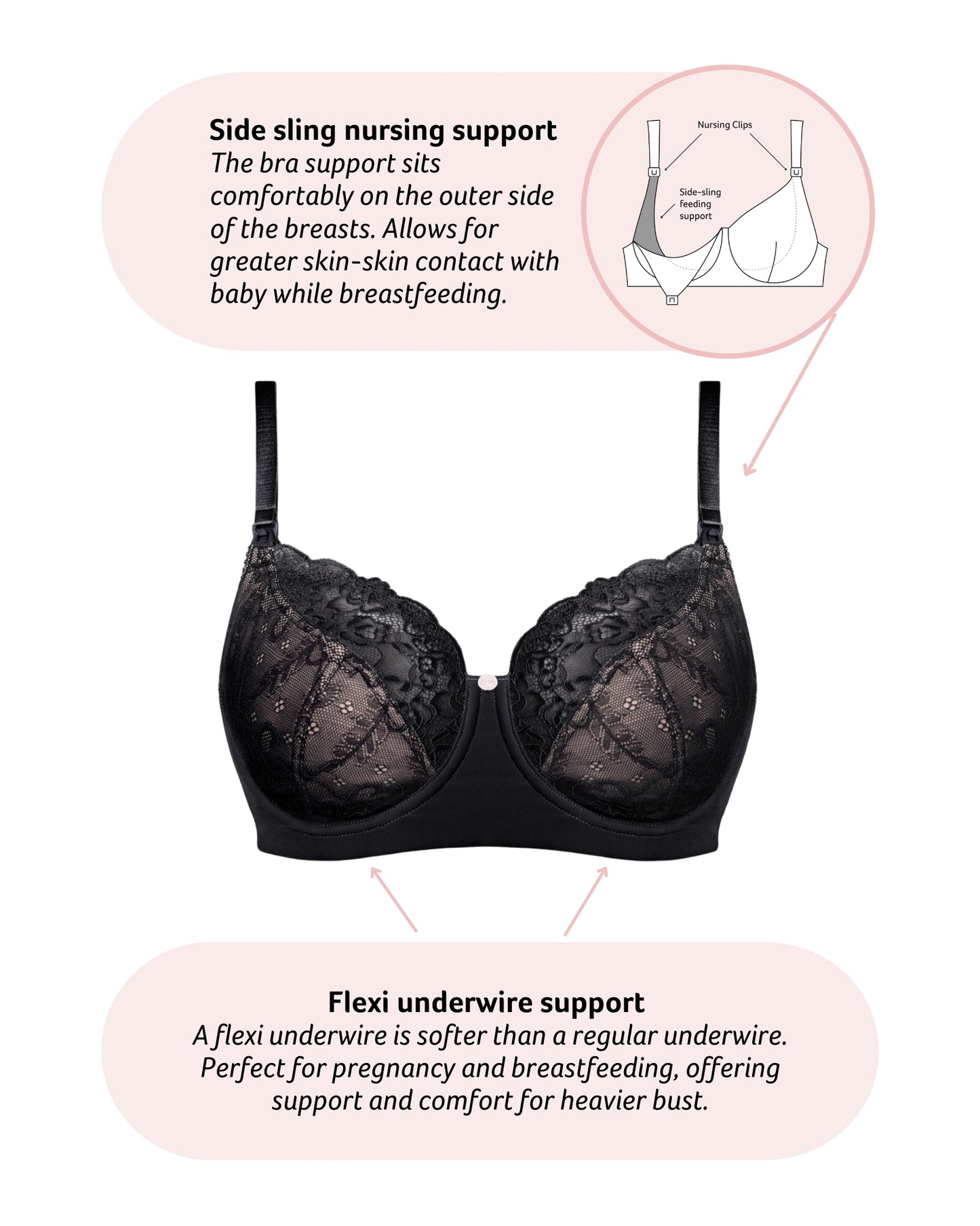 Hot Milk Temptation Full Cup Nursing Bra