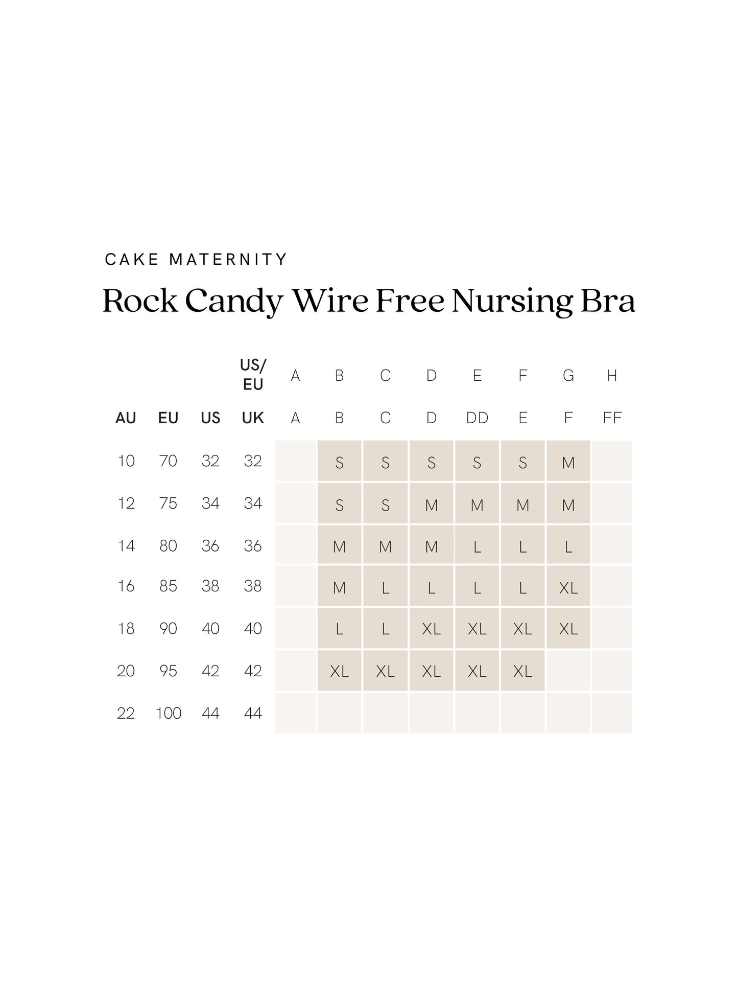 Cake Maternity Rock Candy Nursing Bralette (B-E)