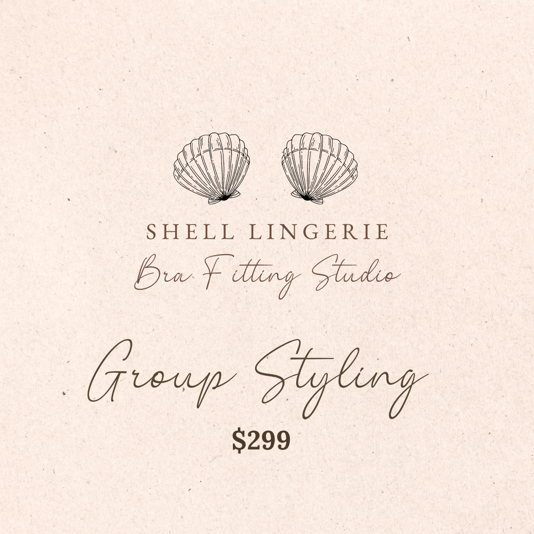 Group Bra Styling & Fitting- Shell Lingerie- Bra Fitting- Central Coast