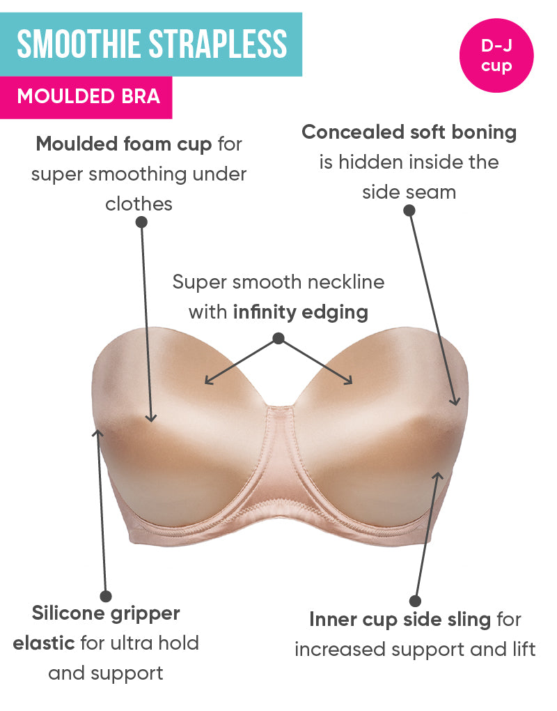 Curvy Kate Smoothie Strapless Moulded Bra (up to a K cup)